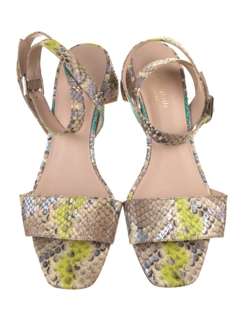 Kate Spade New York Snakeskin Animal Print Sandals
