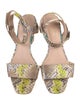 Kate Spade New York Snakeskin Animal Print Sandals