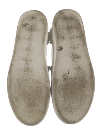 Kate Spade New York Leather Ruffle Embellishment Sneakers