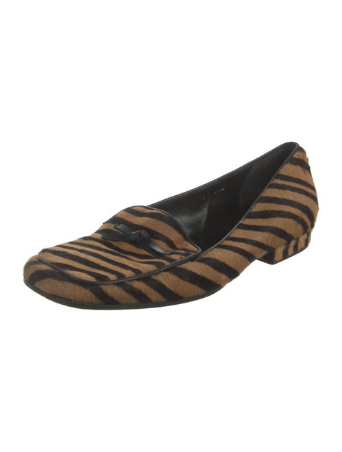 Kate Spade New York Leather Animal Print Flats