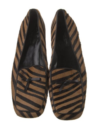 Kate Spade New York Leather Animal Print Flats