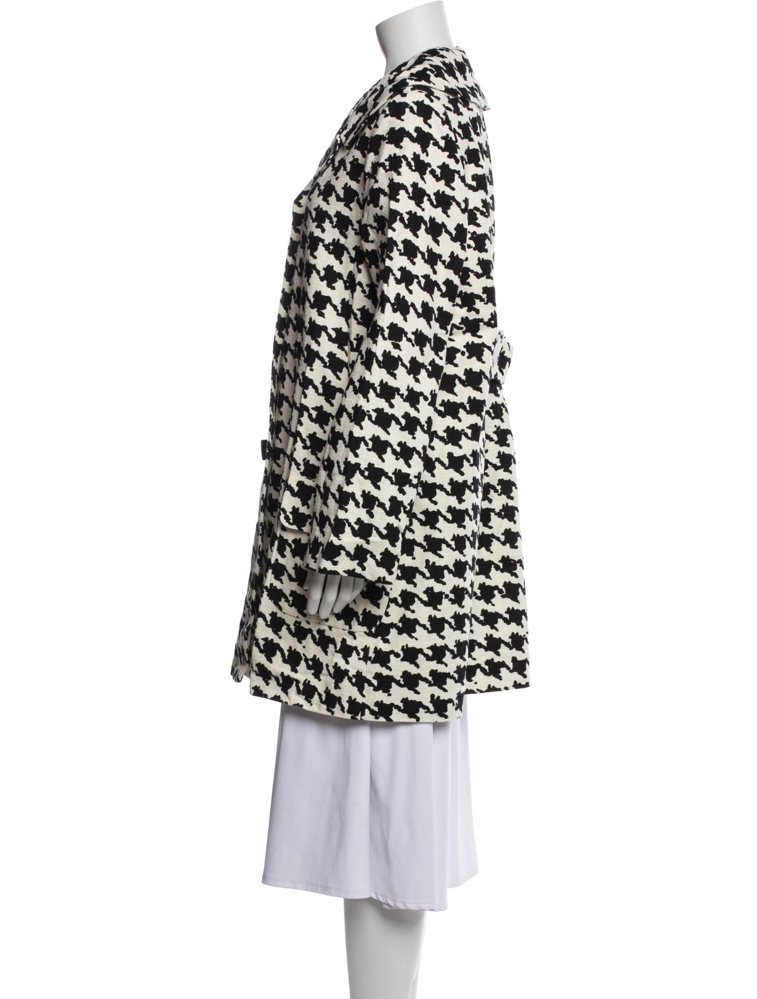 Kate Spade New York Houndstooth Print Coat w/ Tags