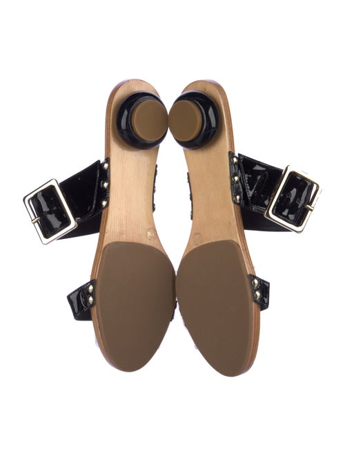 Kate Spade New York Patent Leather Studded Accents Slides