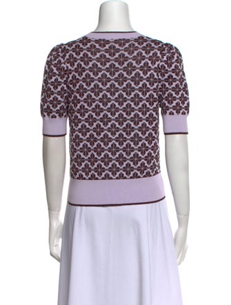 Kate Spade New York Printed Crew Neck Sweater