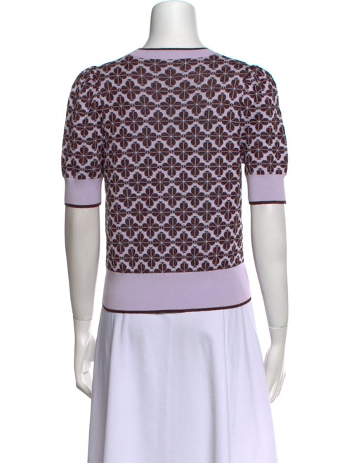 Kate Spade New York Printed Crew Neck Sweater