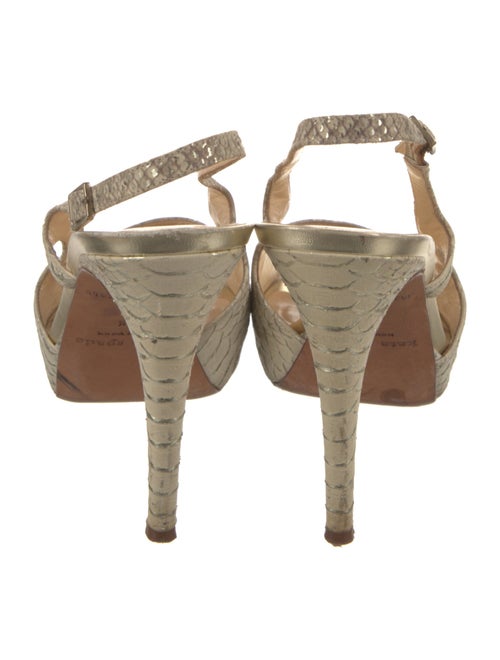 Kate Spade New York Embossed Leather Slingback Sandals
