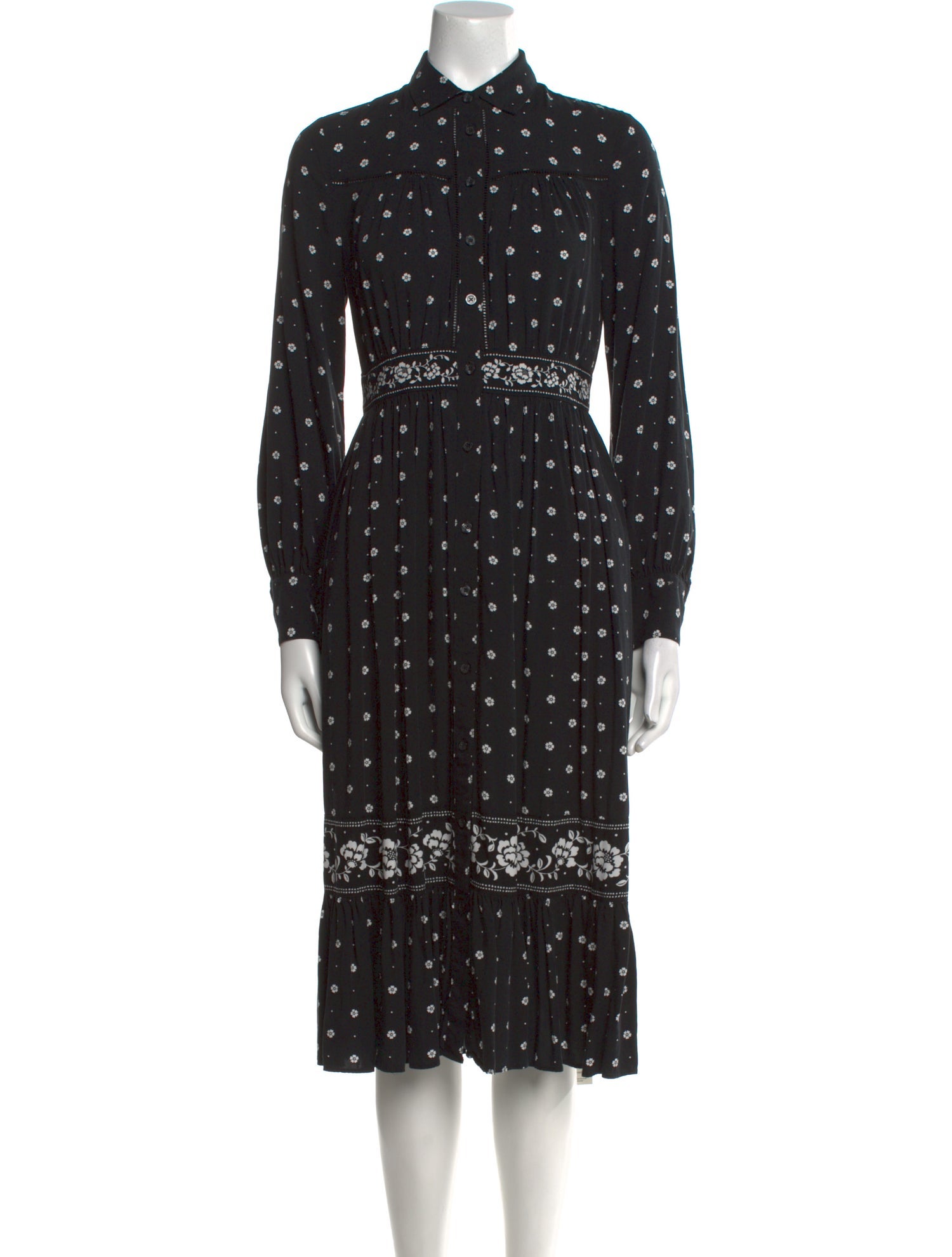 Kate Spade New York Printed Midi Length Dress