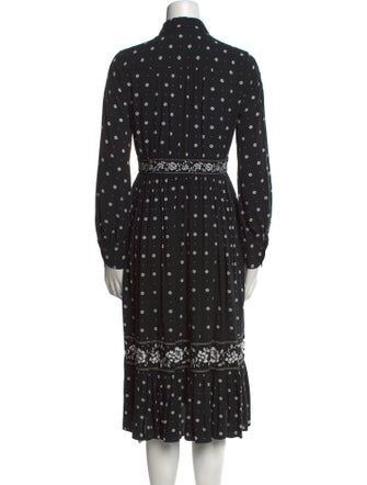 Kate Spade New York Printed Midi Length Dress