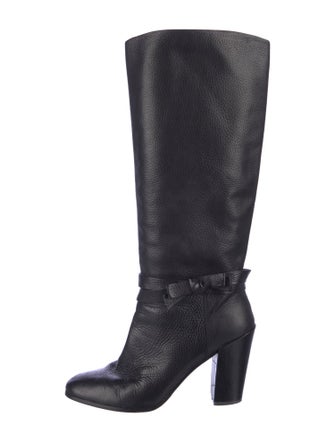 Kate Spade New York Leather Bow Accents Boots