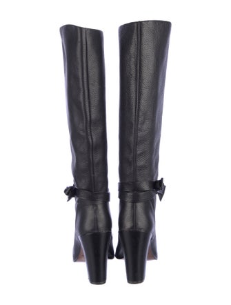 Kate Spade New York Leather Bow Accents Boots