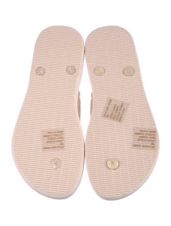 Kate Spade New York Rubber Bow Accents Flip Flops