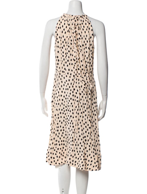Kate Spade New York Polka Dot Print Midi Length Dress