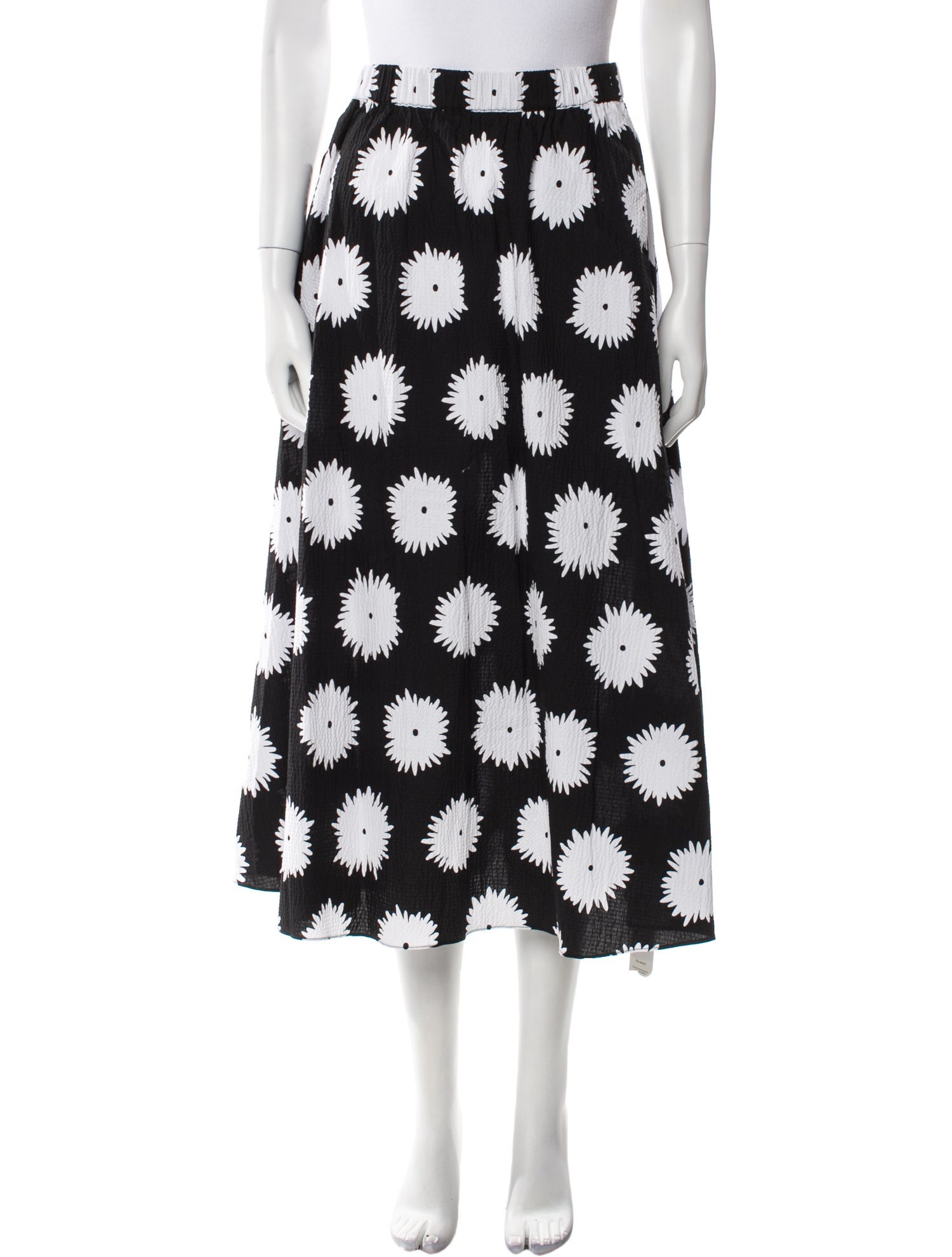 Kate Spade New York Floral Print Midi Length Skirt