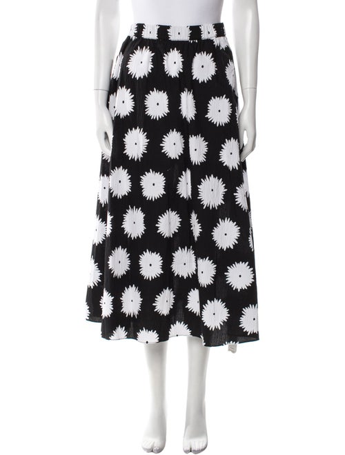 Kate Spade New York Floral Print Midi Length Skirt