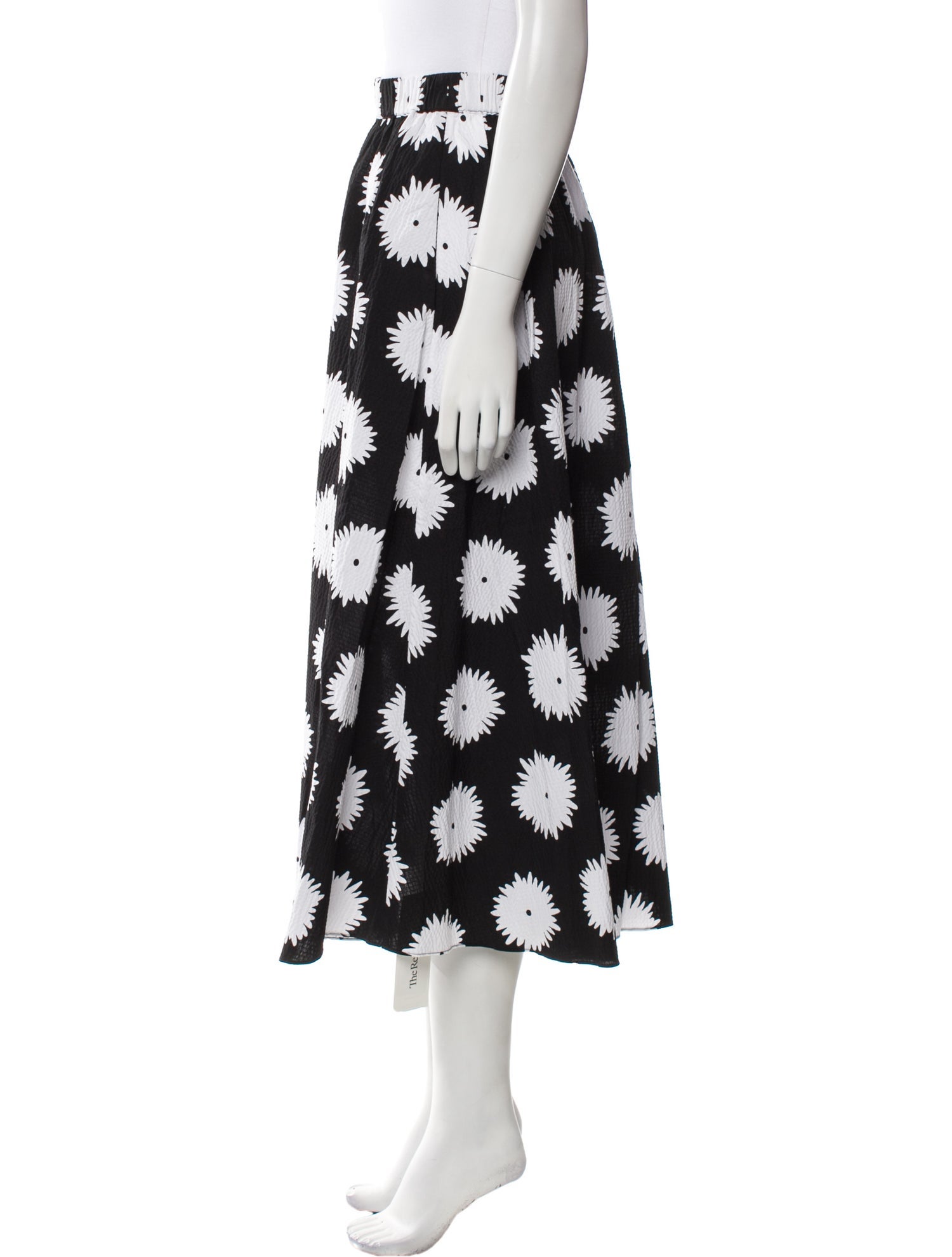 Kate Spade New York Floral Print Midi Length Skirt