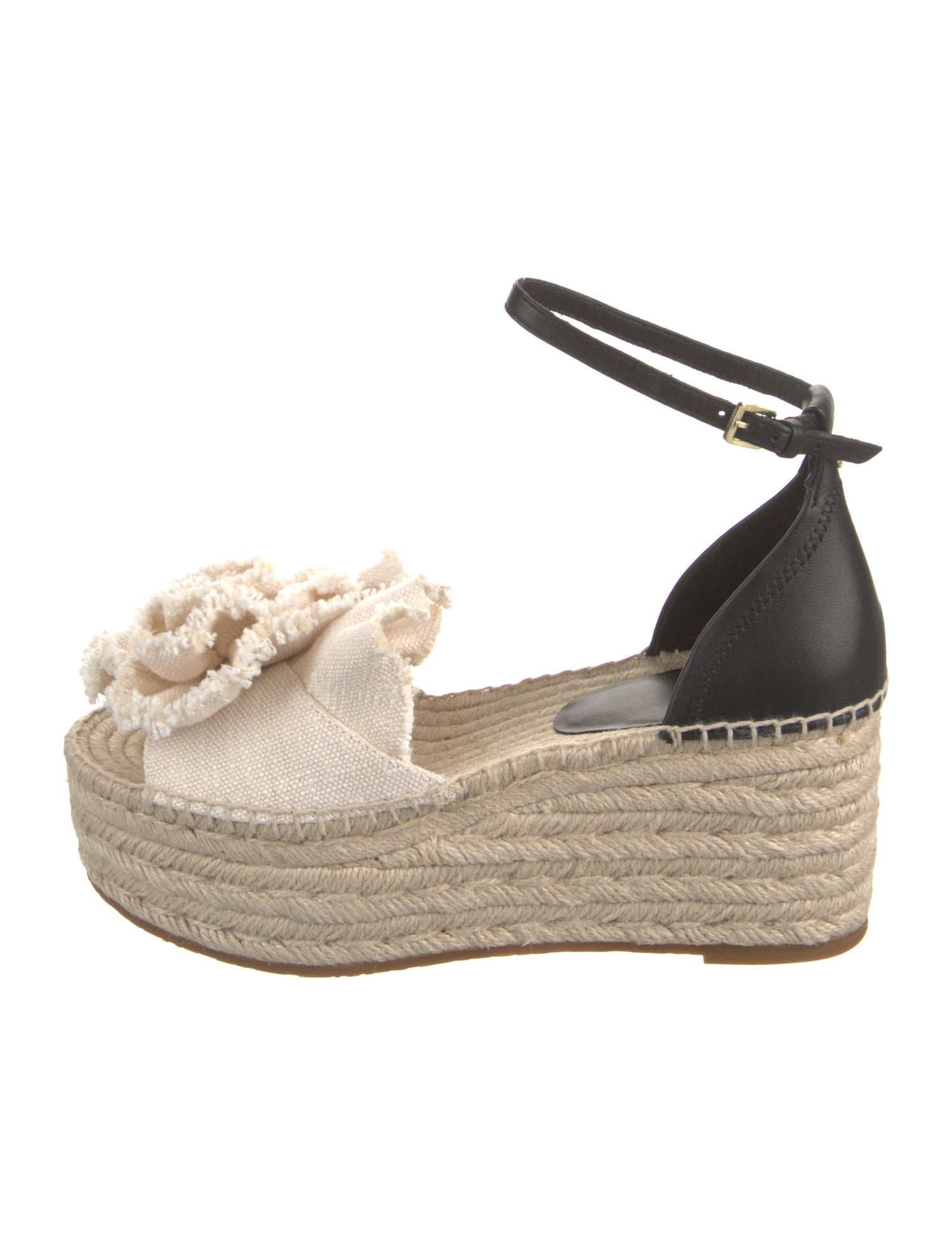 Kate Spade New York Leather Colorblock Pattern Espadrilles