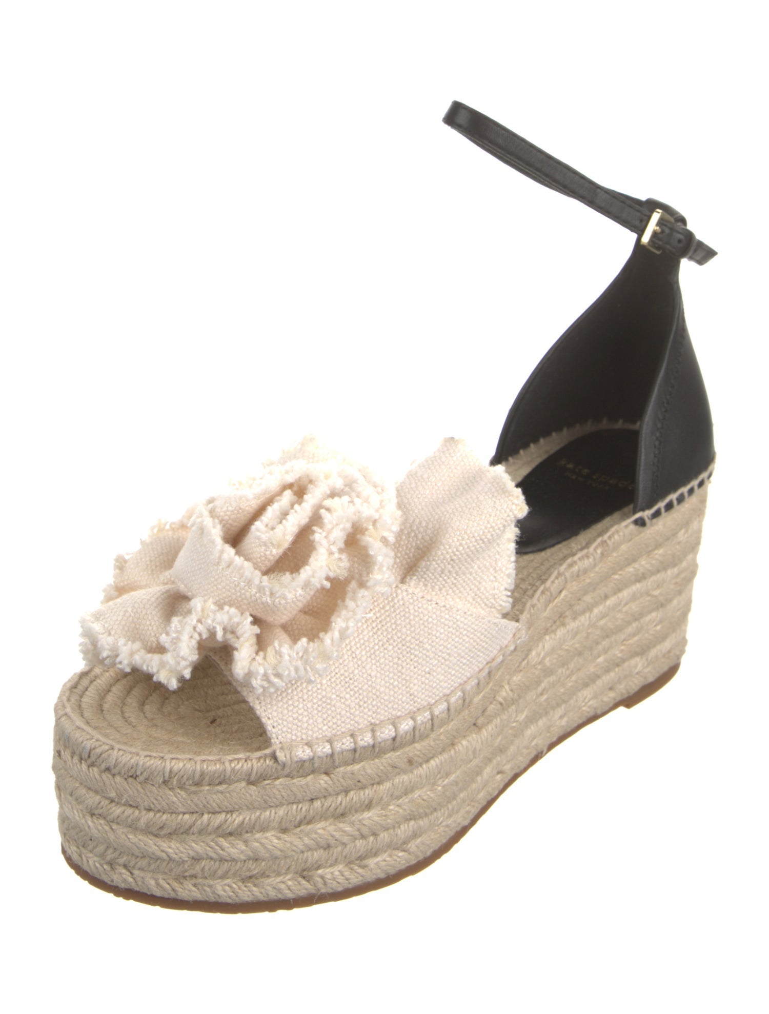 Kate Spade New York Leather Colorblock Pattern Espadrilles