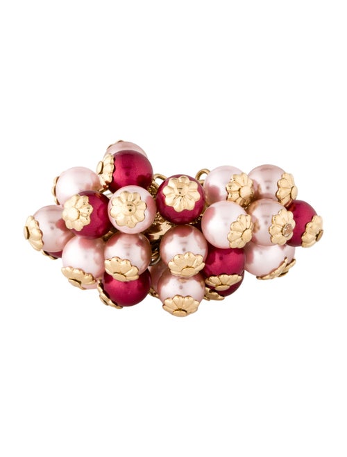 Kate Spade New York Faux Pearl Bead Cluster Cocktail Ring