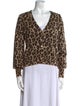 Kate Spade New York Alpaca Animal Print Sweater