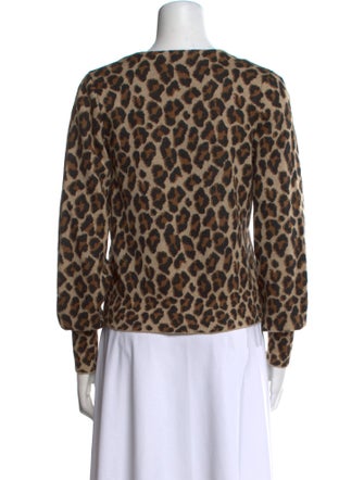 Kate Spade New York Alpaca Animal Print Sweater