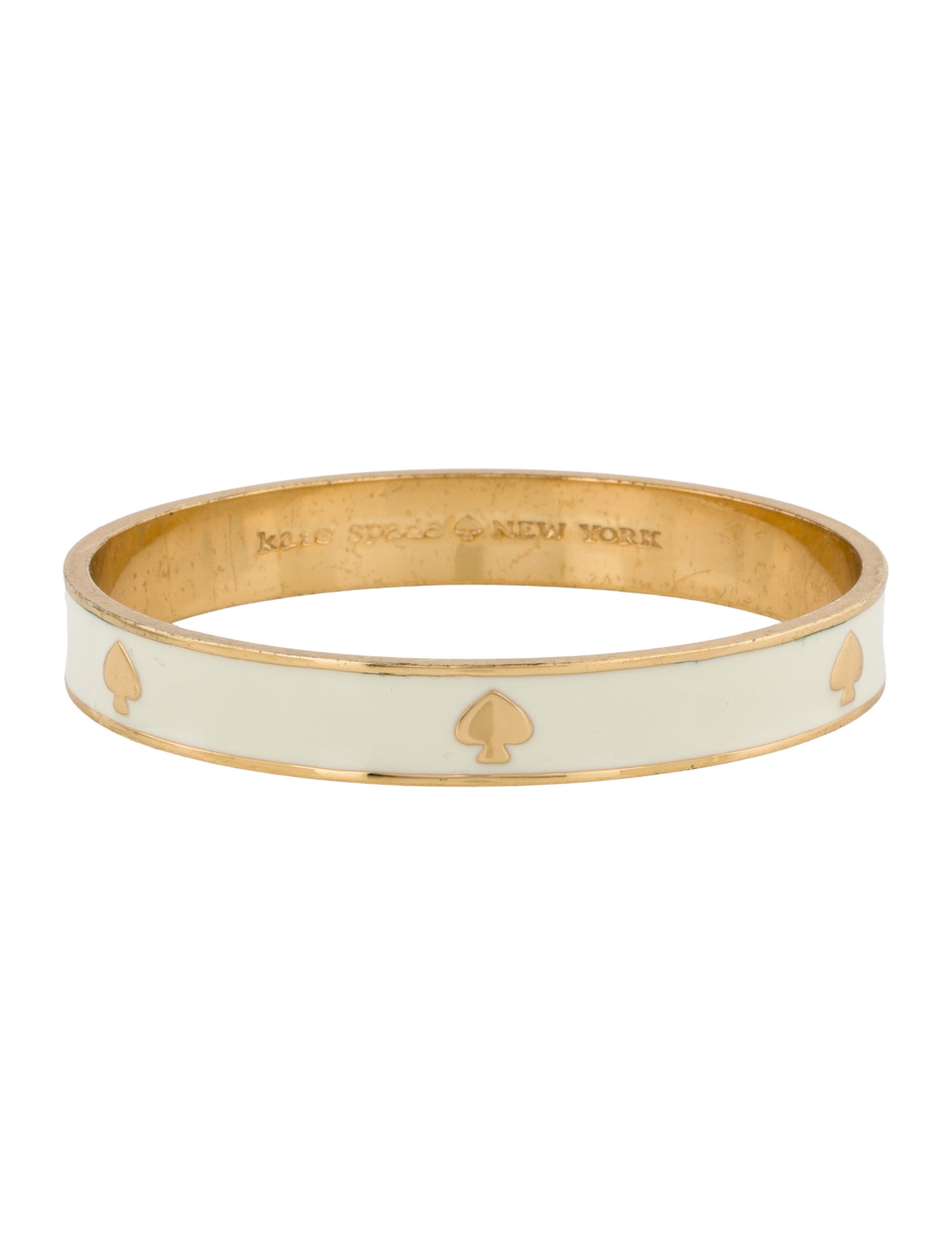 Kate Spade New York Enamel Spade Bangle Bracelet