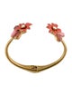 Kate Spade New York Crystal & Enamel Flower Cuff Bracelet