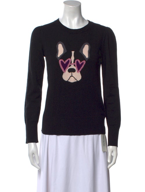 Kate Spade New York Graphic Print Crew Neck Sweater