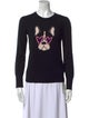 Kate Spade New York Graphic Print Crew Neck Sweater