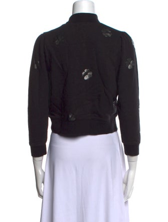 Kate Spade New York Graphic Print Mock Neck Sweater