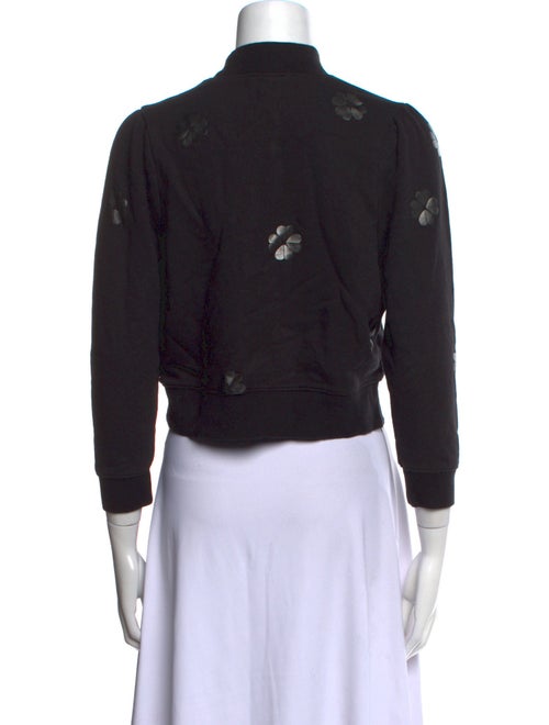 Kate Spade New York Graphic Print Mock Neck Sweater