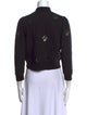 Kate Spade New York Graphic Print Mock Neck Sweater