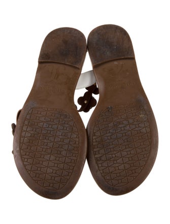 Kate Spade New York Leather Floral Print Slingback Sandals