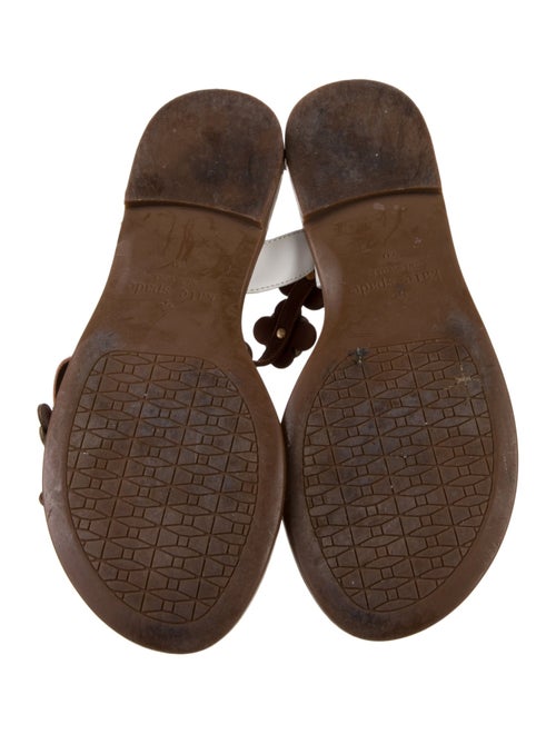 Kate Spade New York Leather Floral Print Slingback Sandals