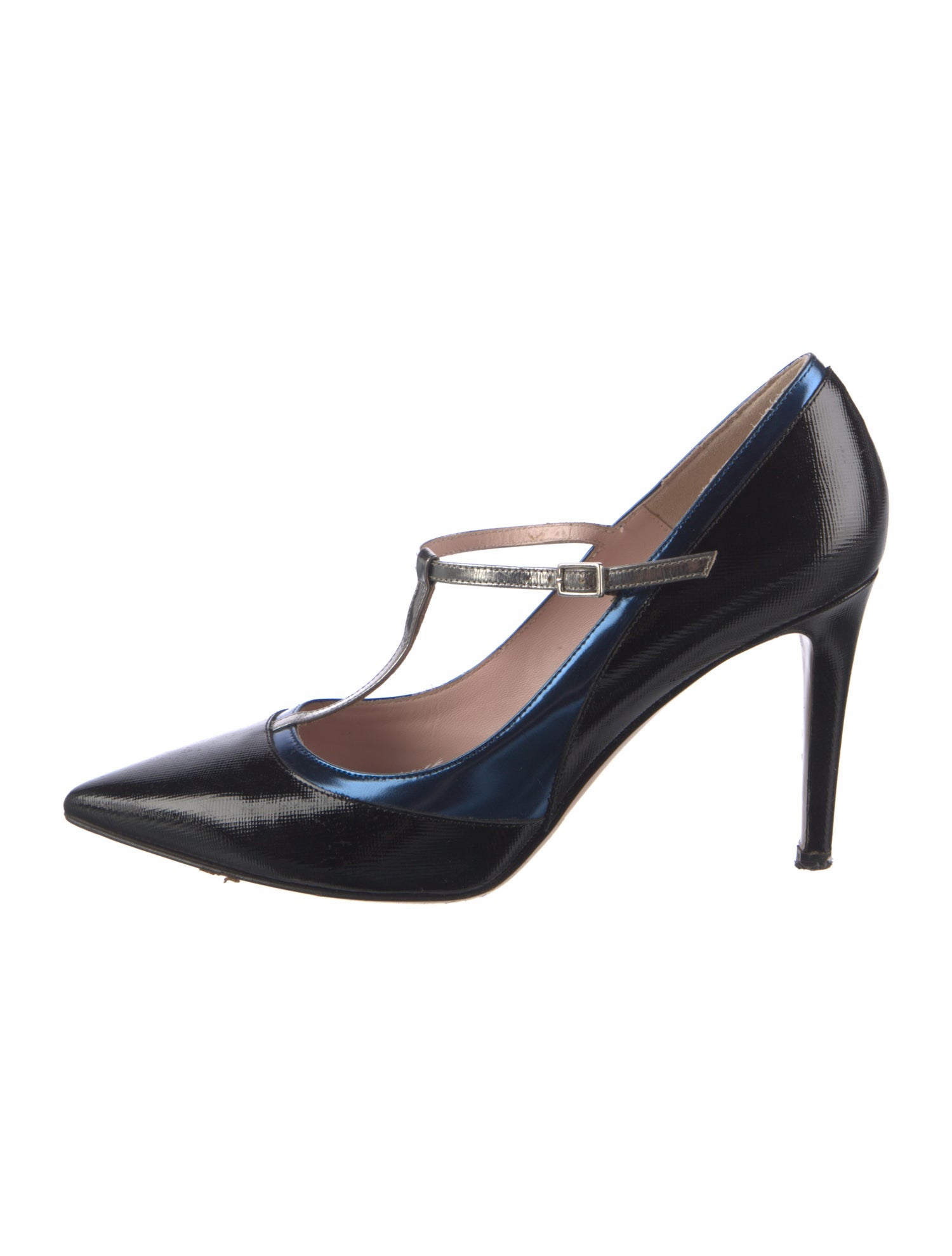 Kate Spade New York Patent Leather T-Strap Pumps