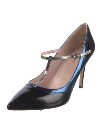 Kate Spade New York Patent Leather T-Strap Pumps