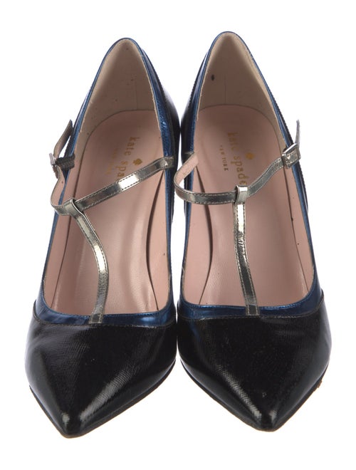 Kate Spade New York Patent Leather T-Strap Pumps