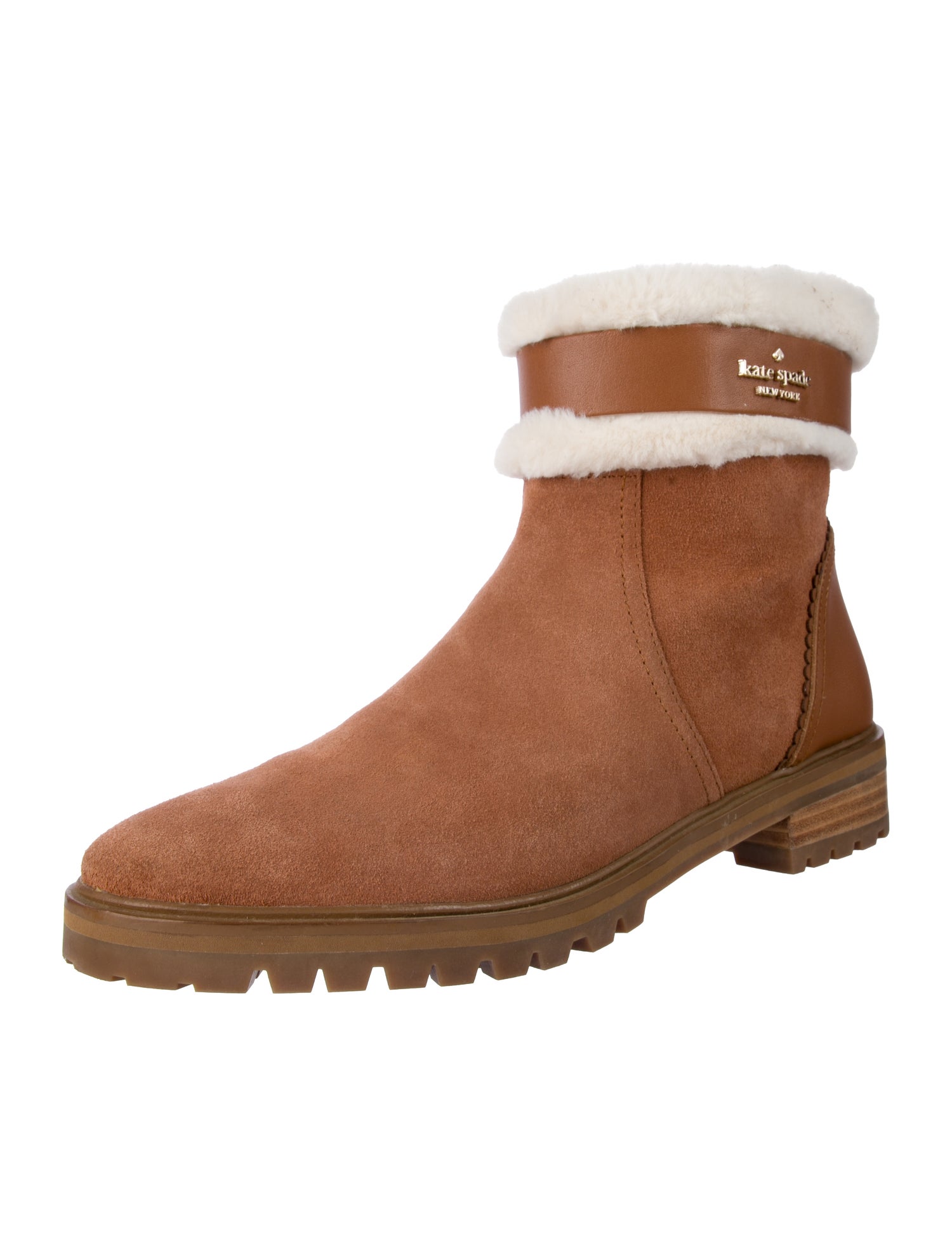 Kate Spade New York Suede Colorblock Pattern Boots