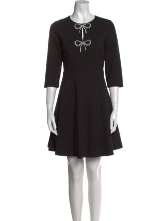 Kate Spade New York Crew Neck Mini Dress