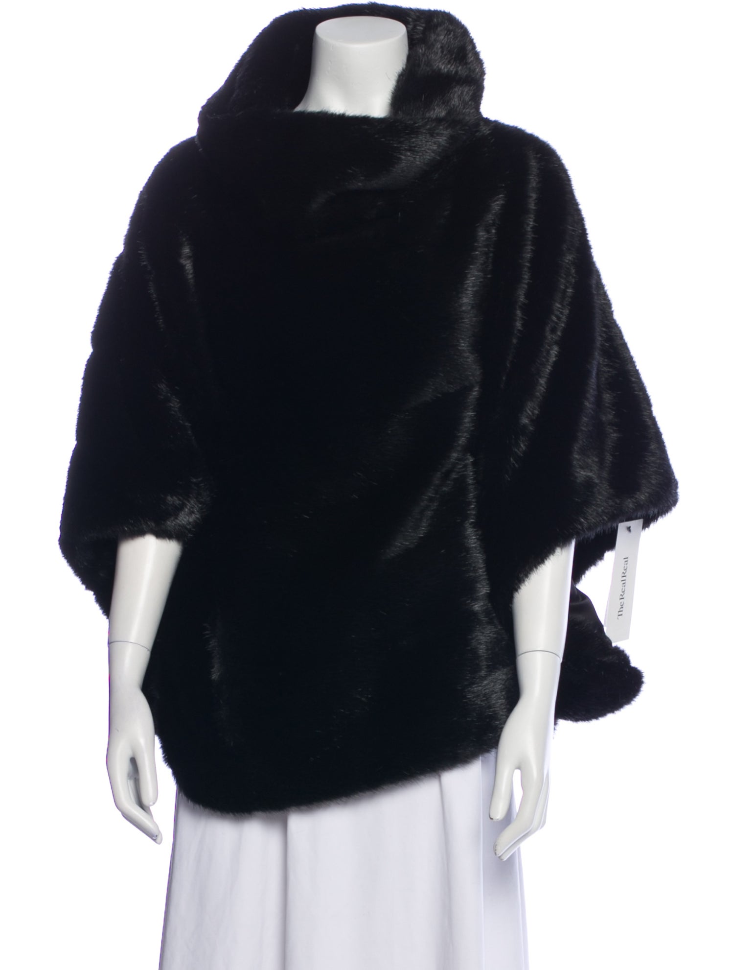 Kate Spade New York Faux Fur Cowl Neck Sweater