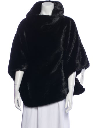 Kate Spade New York Faux Fur Cowl Neck Sweater