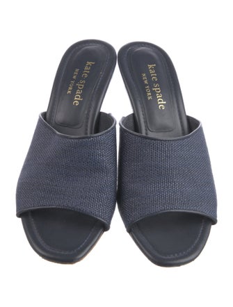 Kate Spade New York Raffia Slides