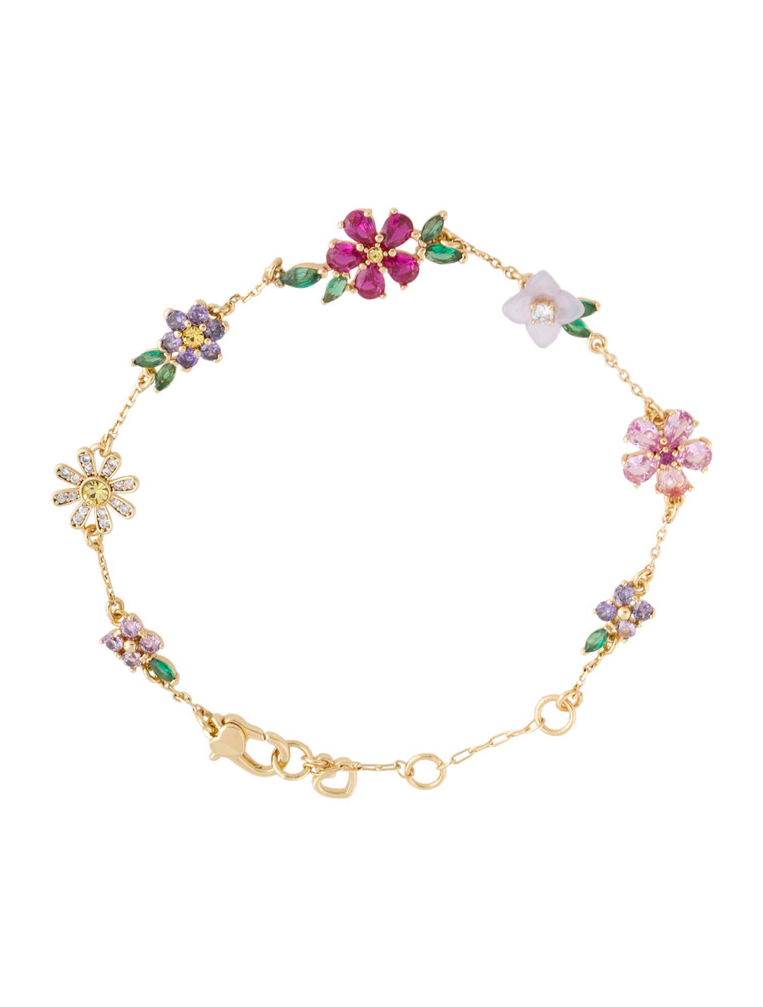 Kate Spade New York Crystal Bursting Blooms Bracelet