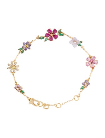Kate Spade New York Crystal Bursting Blooms Bracelet