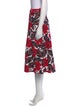 Kate Spade New York Floral Print Midi Length Skirt