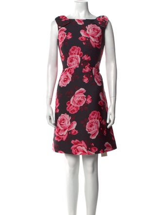 Kate Spade New York Floral Print Knee-Length Dress