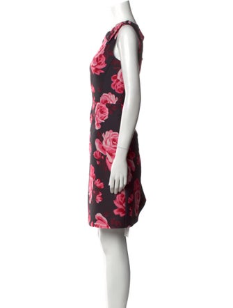 Kate Spade New York Floral Print Knee-Length Dress