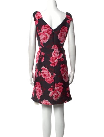 Kate Spade New York Floral Print Knee-Length Dress