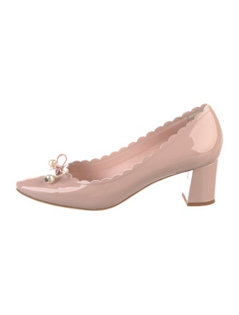 Kate Spade New York Patent Leather Bow Accents Pumps