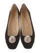 Kate Spade New York Suede Crystal Embellishments Flats