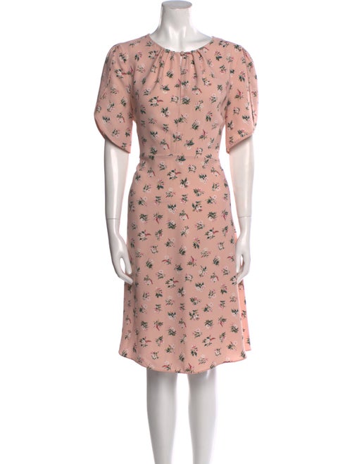 Kate Spade New York Floral Print Knee-Length Dress